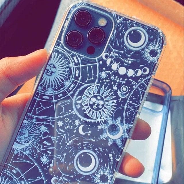 Celestial Zodiac Clear Phone Case - Image 21