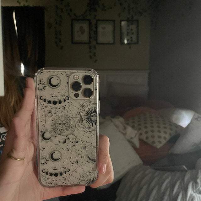 Celestial Zodiac Clear Phone Case - Image 24