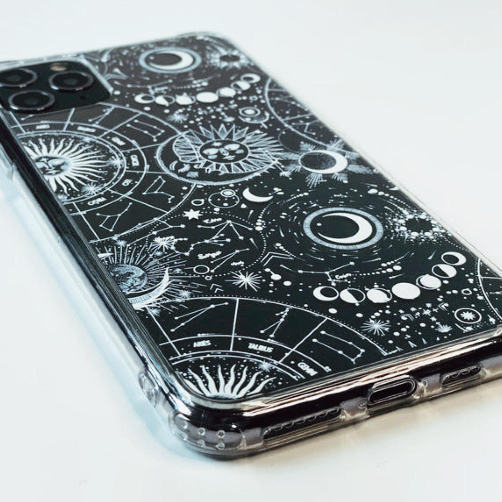 Celestial Zodiac Clear Phone Case - Image 6