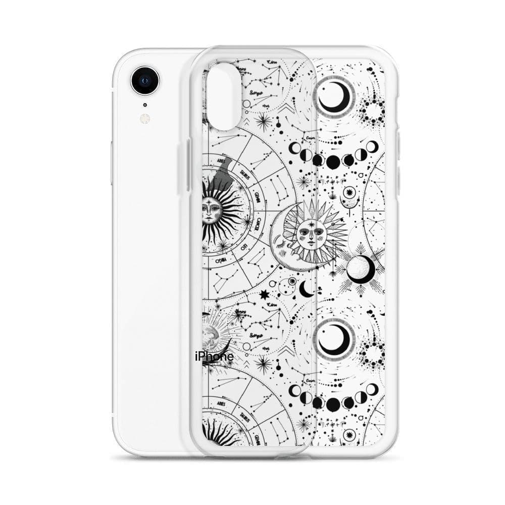 Celestial Zodiac Clear Phone Case - Image 7
