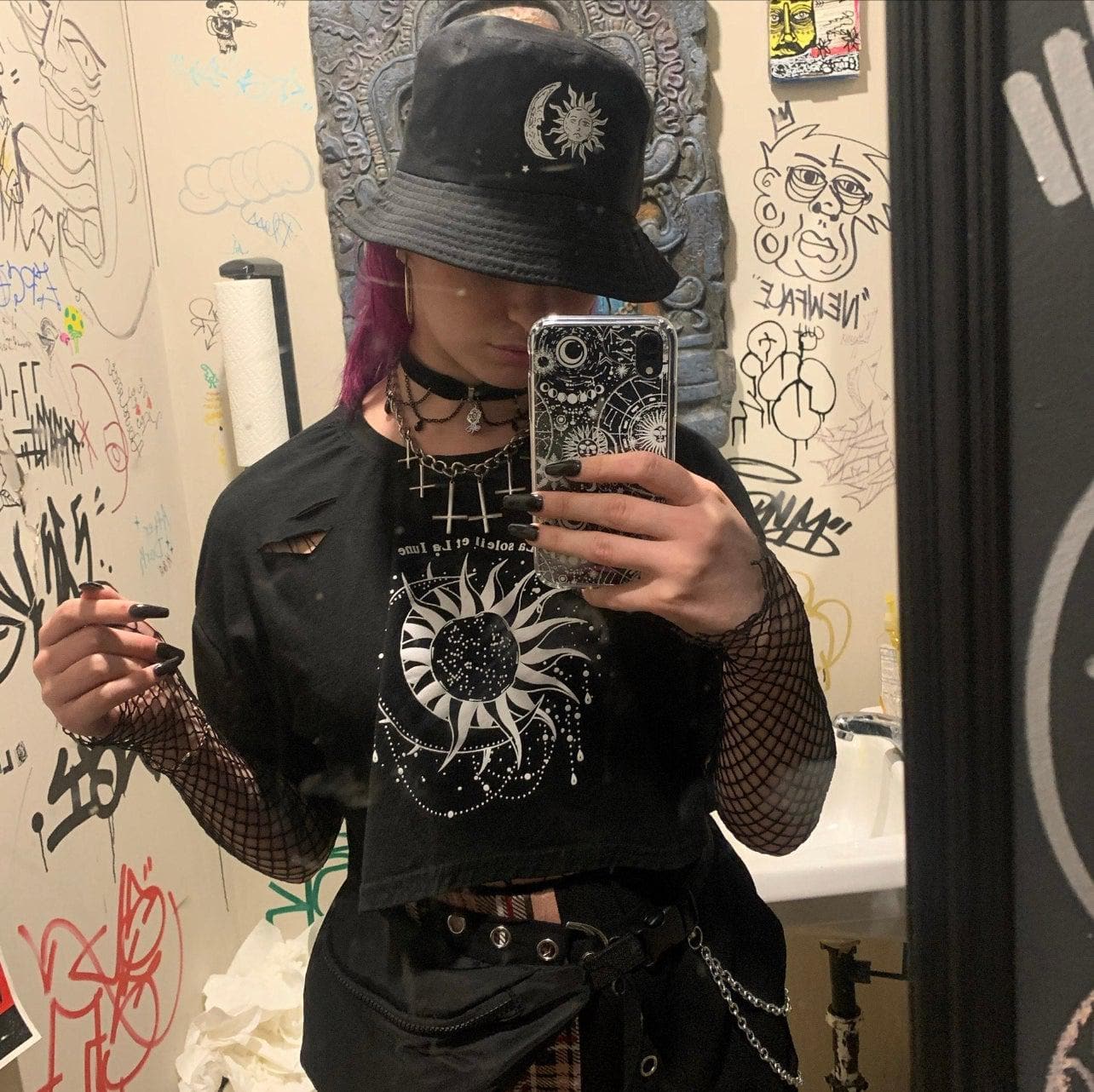 Celestial Zodiac Clear Phone Case - Image 8