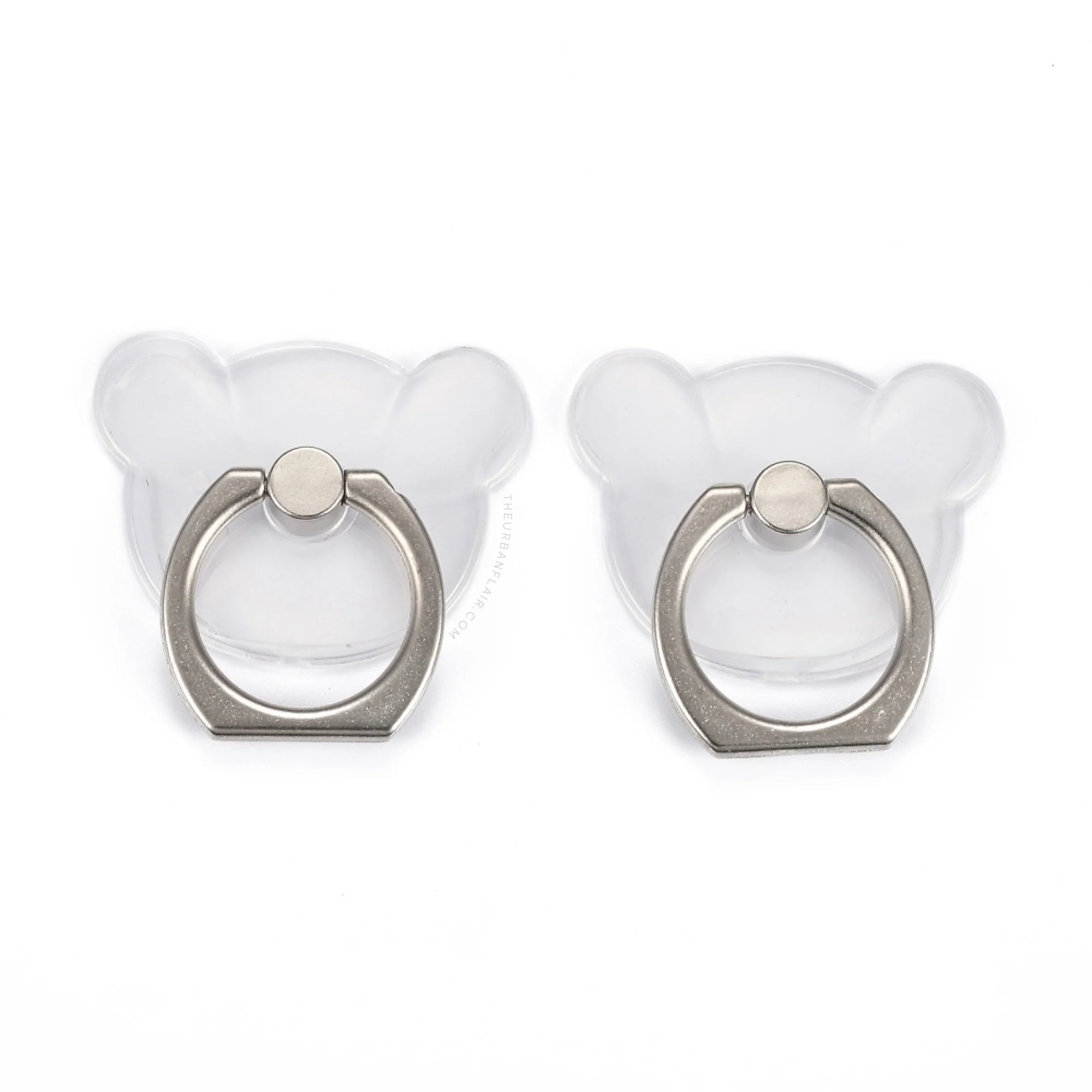 Clear Bear Shaped Ring Grip - Image 3