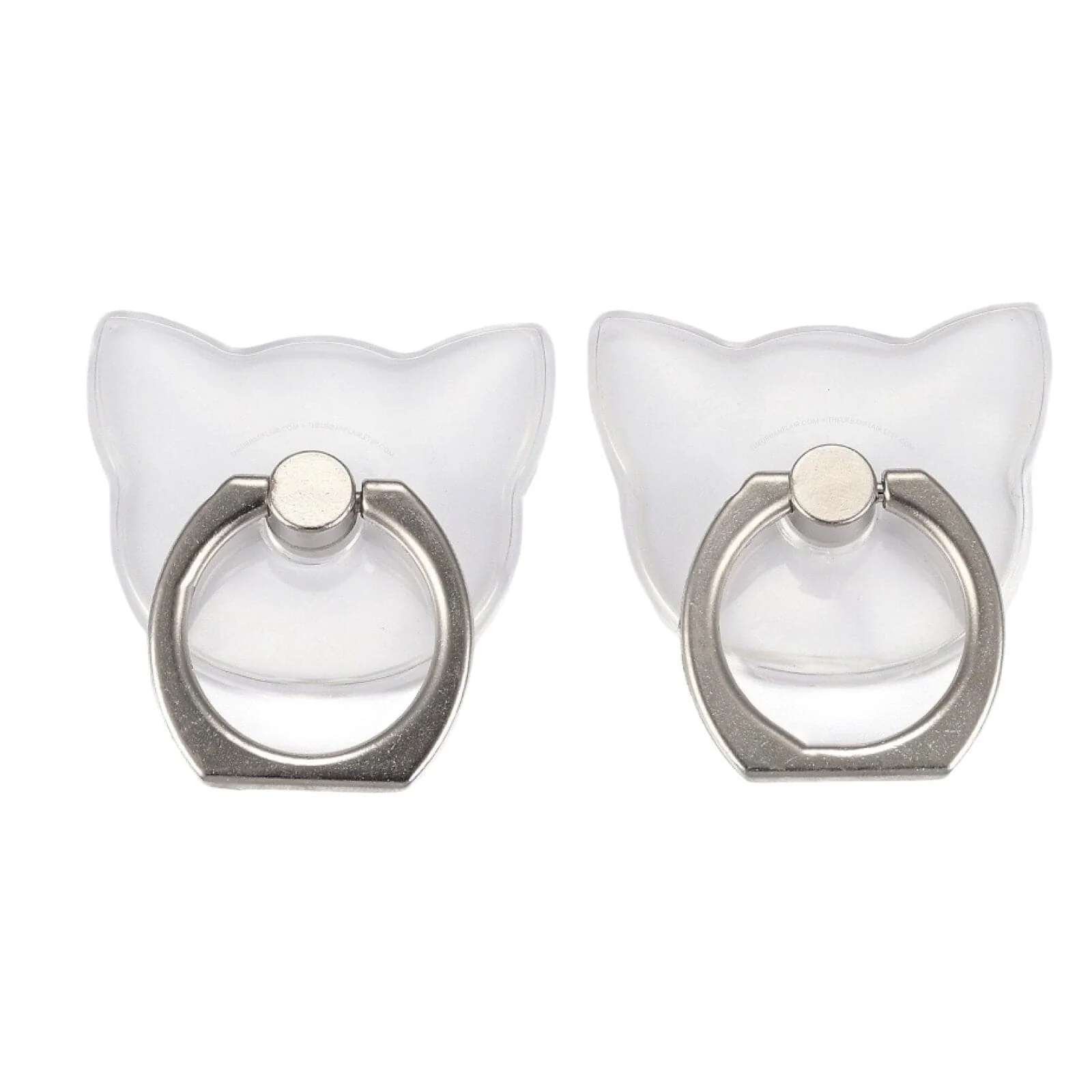 Clear Cat Shaped Ring Grip - Image 3