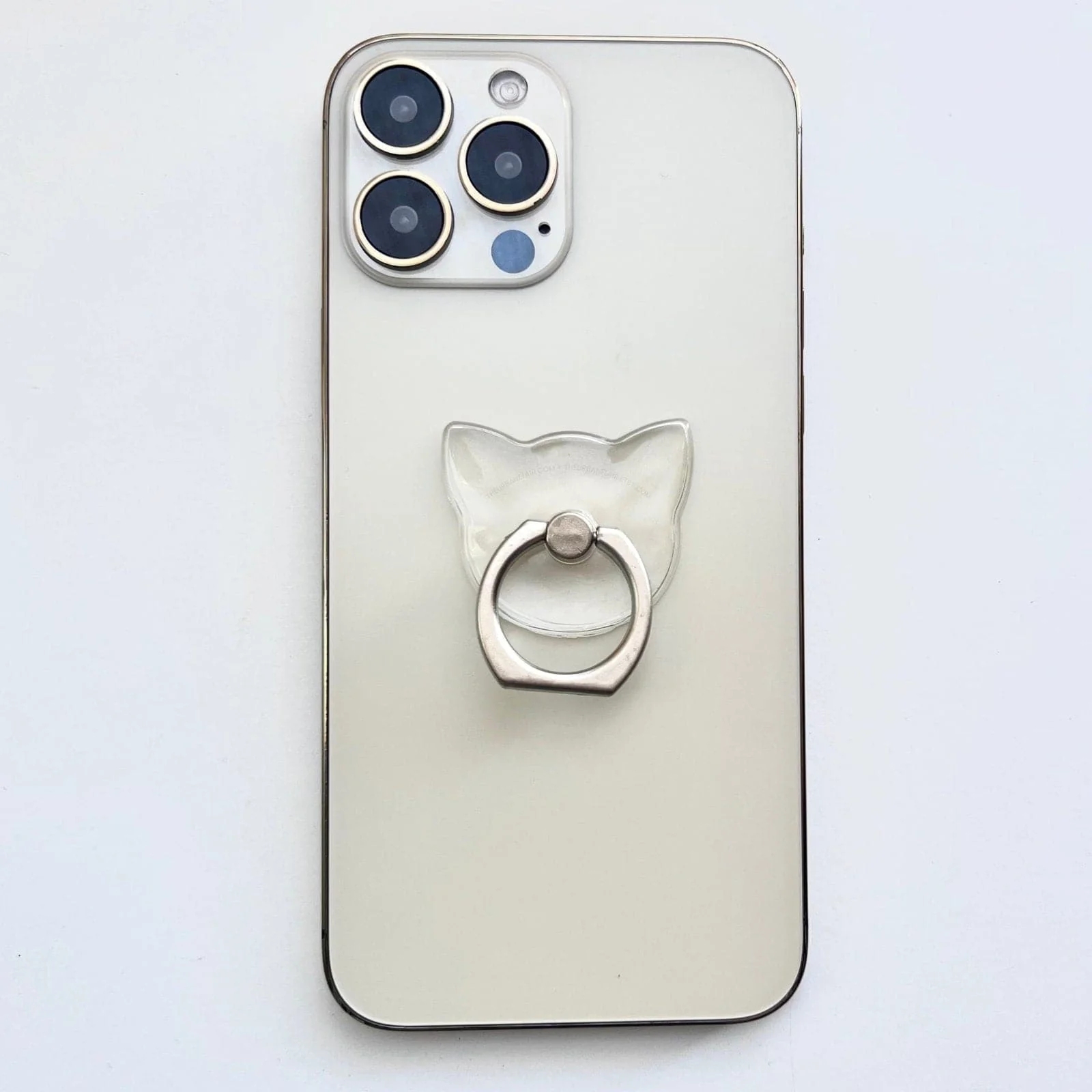 Clear Cat Shaped Ring Grip - Image 4