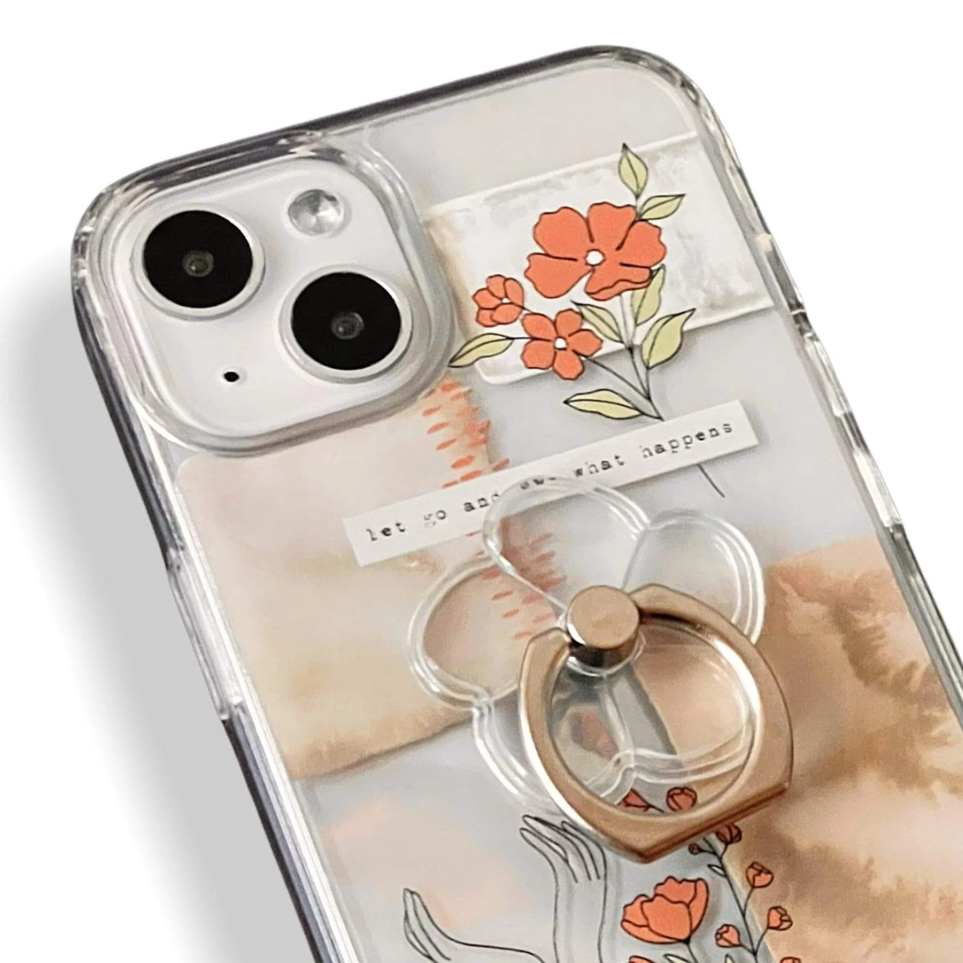 Clear Flower Shape Ring Grip - Image 4