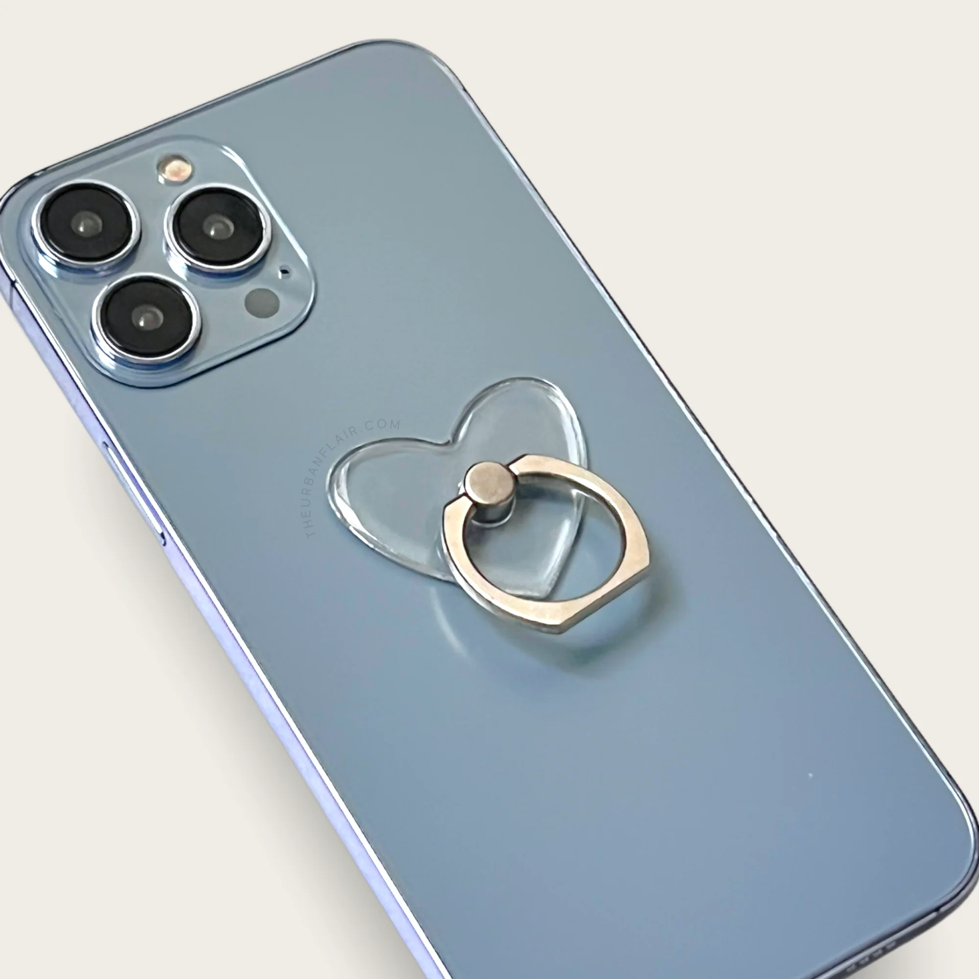 Clear Heart Shaped Ring Grip - Image 5