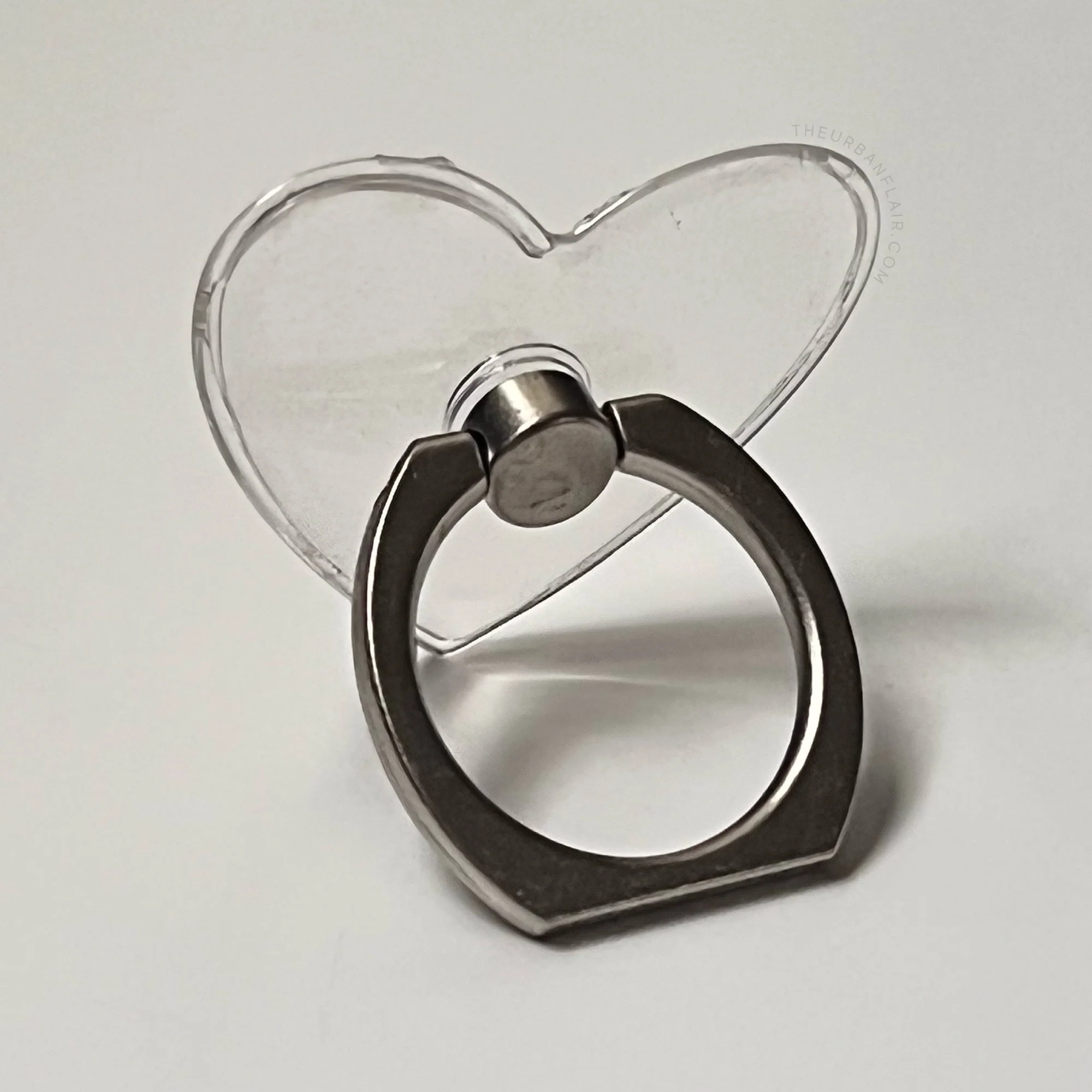 Clear Heart Shaped Ring Grip - Image 6