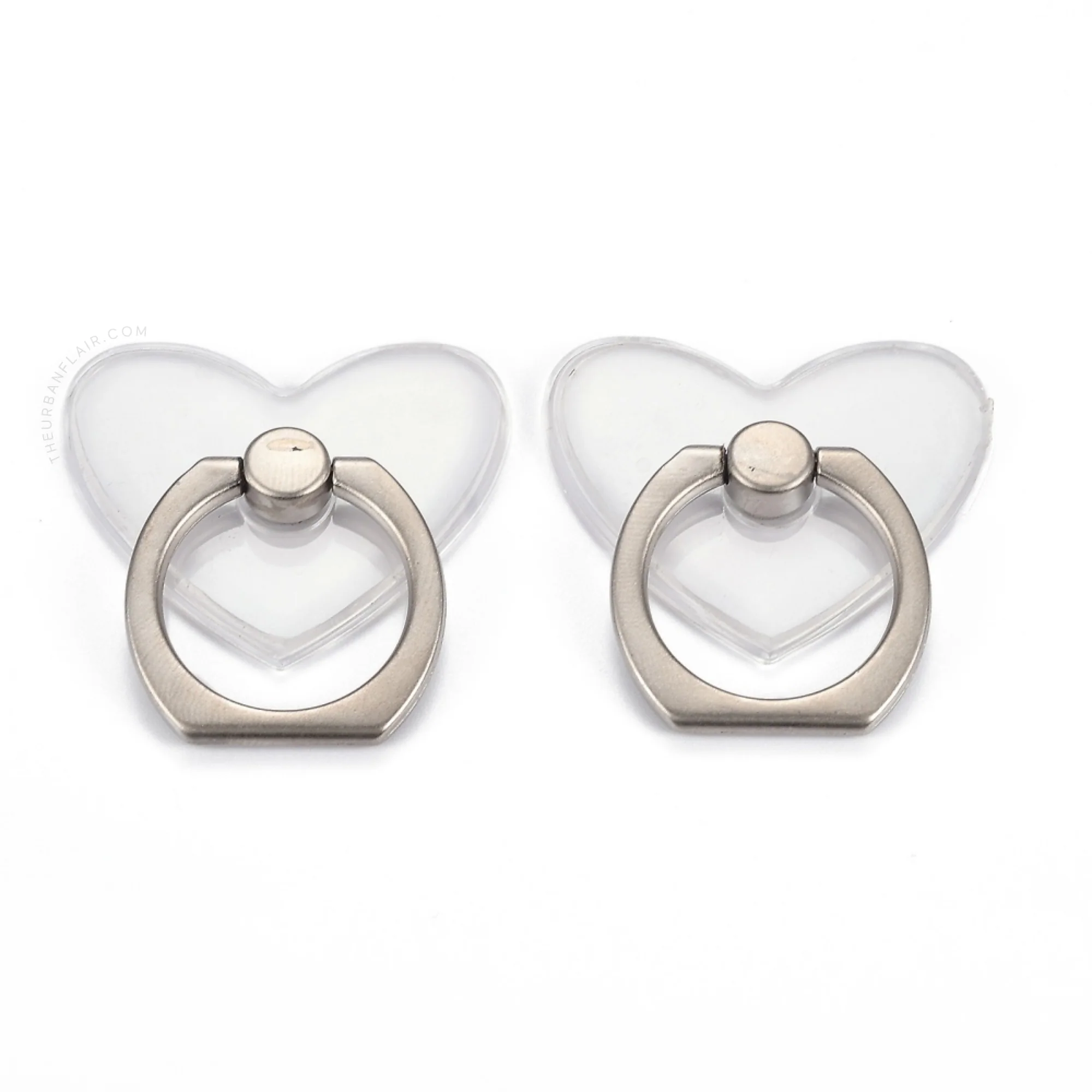 Clear Heart Shaped Ring Grip - Image 7