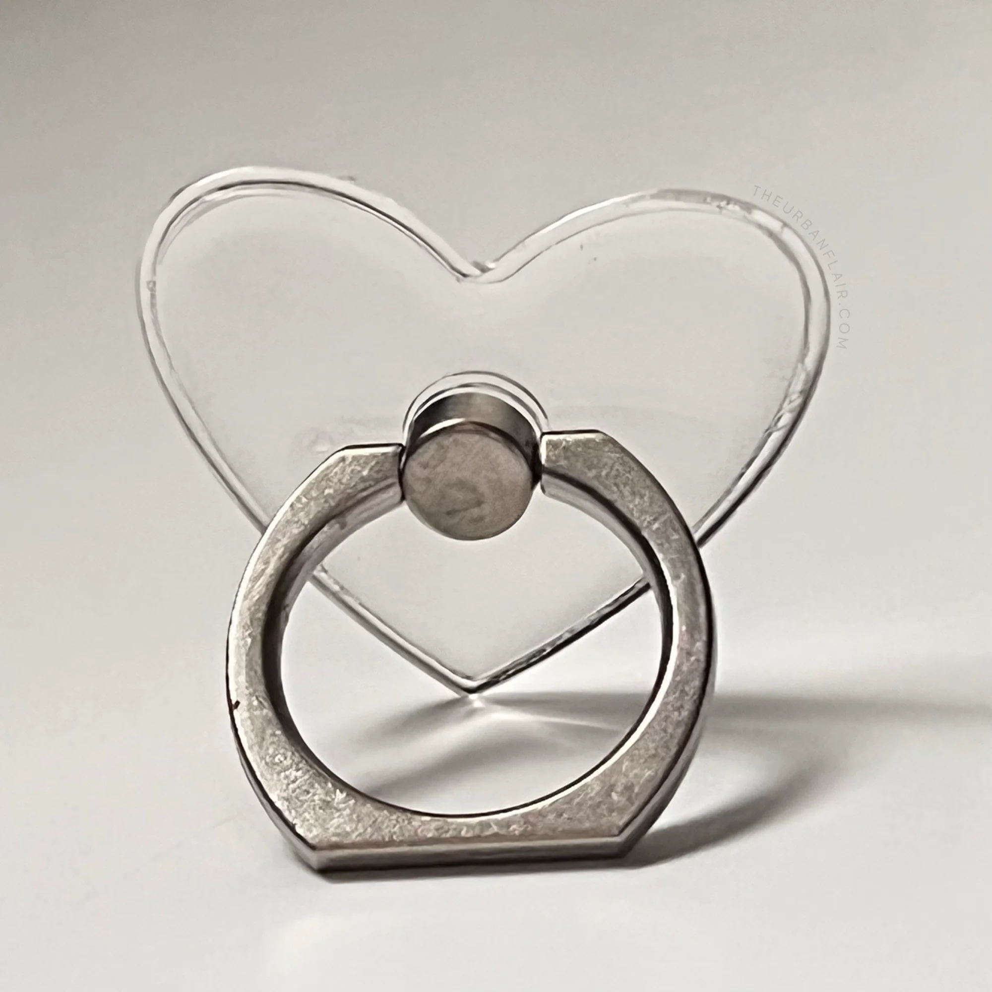 Clear Heart Shaped Ring Grip - Image 8