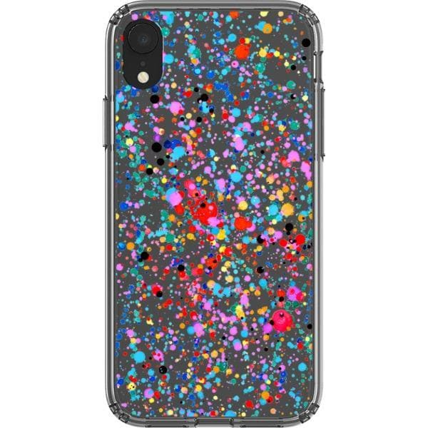 Colorful Paint Splatter Clear Phone Case - Image 11
