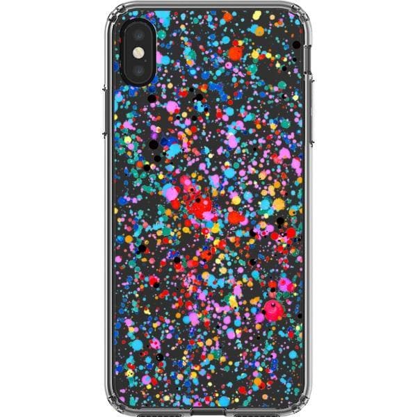Colorful Paint Splatter Clear Phone Case - Image 12