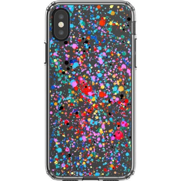 Colorful Paint Splatter Clear Phone Case - Image 13