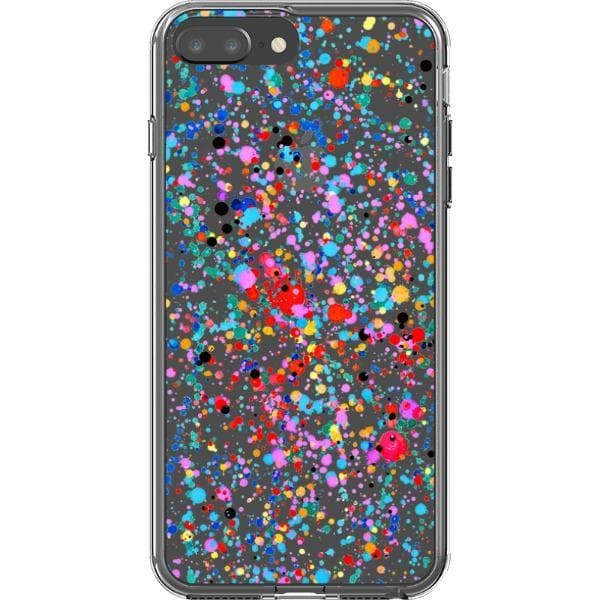 Colorful Paint Splatter Clear Phone Case - Image 14