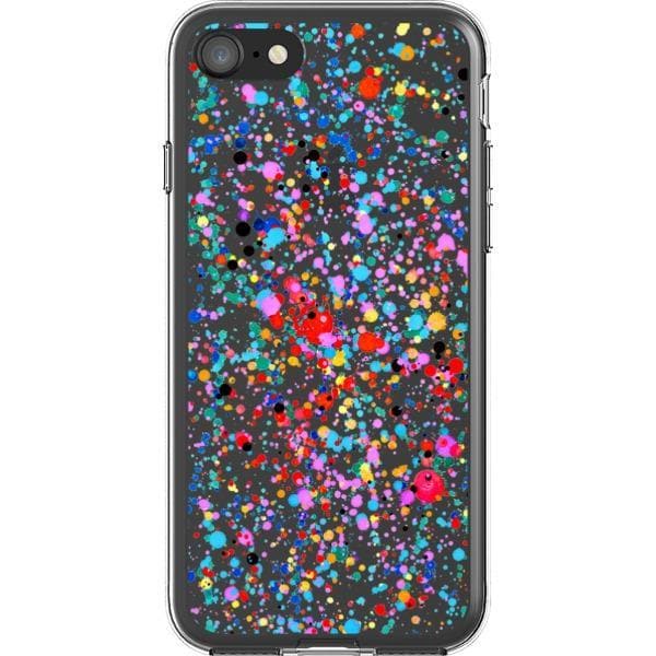Colorful Paint Splatter Clear Phone Case - Image 15