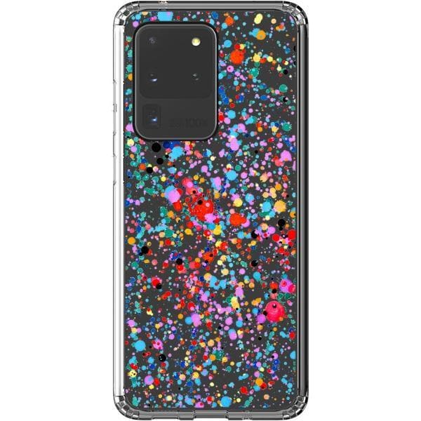 Colorful Paint Splatter Clear Phone Case - Image 16