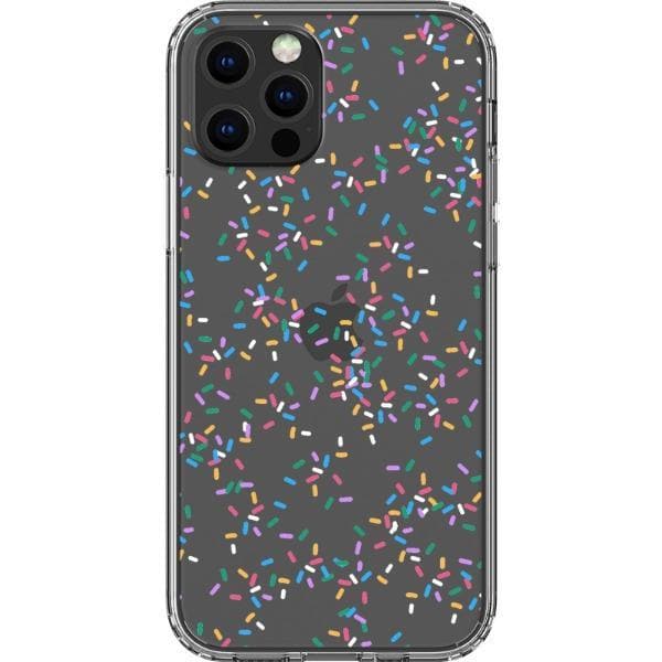 Colorful Rainbow Sprinkles Clear Phone Case - Image 10