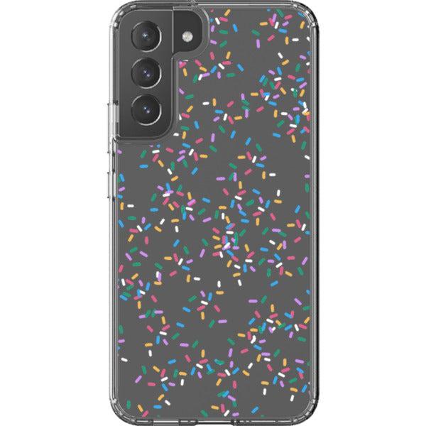 Colorful Rainbow Sprinkles Clear Phone Case - Image 25
