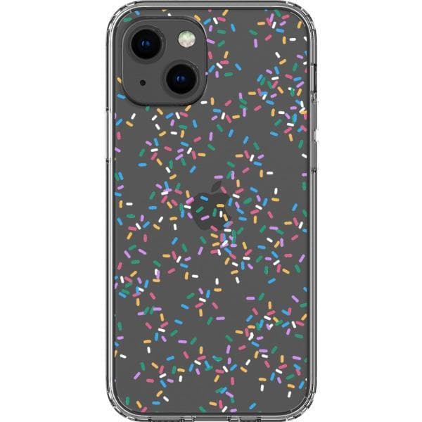 Colorful Rainbow Sprinkles Clear Phone Case - Image 7