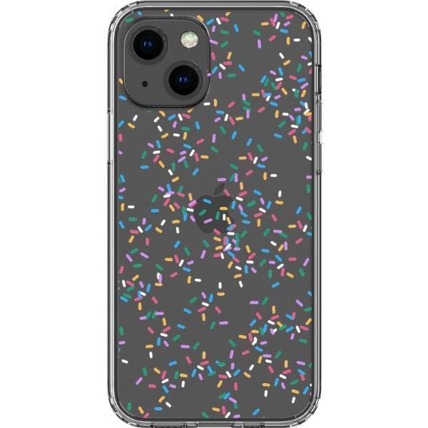 Colorful Rainbow Sprinkles Clear Phone Case - Image 8