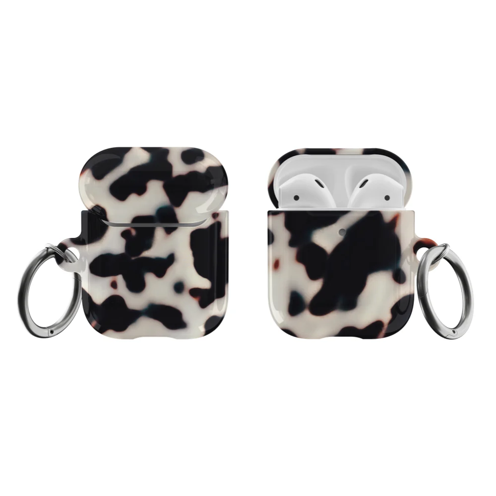 Creamy Tortoise Shell Airpods Case - Image 8