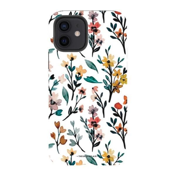 Cute Fall Watercolor Flowers Tough Phone Case - Image 14