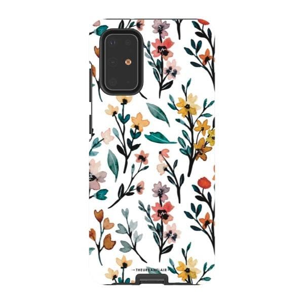 Cute Fall Watercolor Flowers Tough Phone Case - Image 34