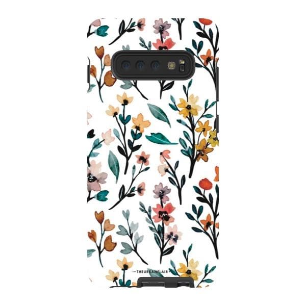 Cute Fall Watercolor Flowers Tough Phone Case - Image 39