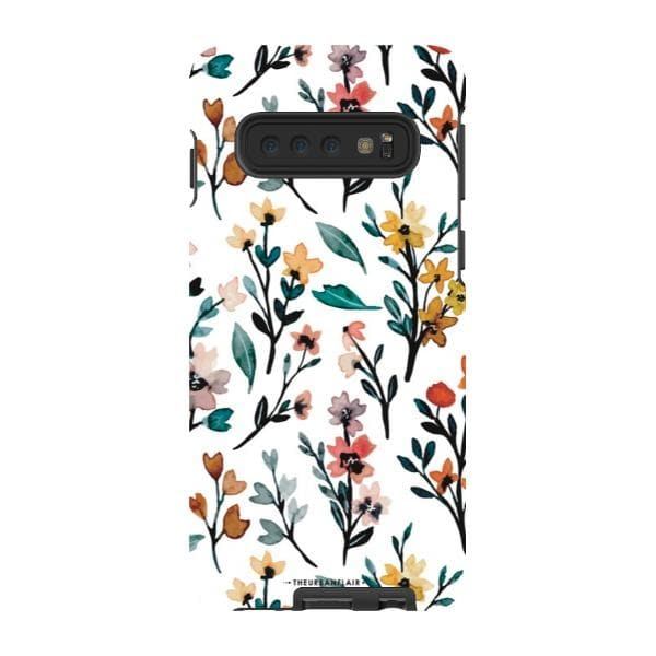 Cute Fall Watercolor Flowers Tough Phone Case - Image 41
