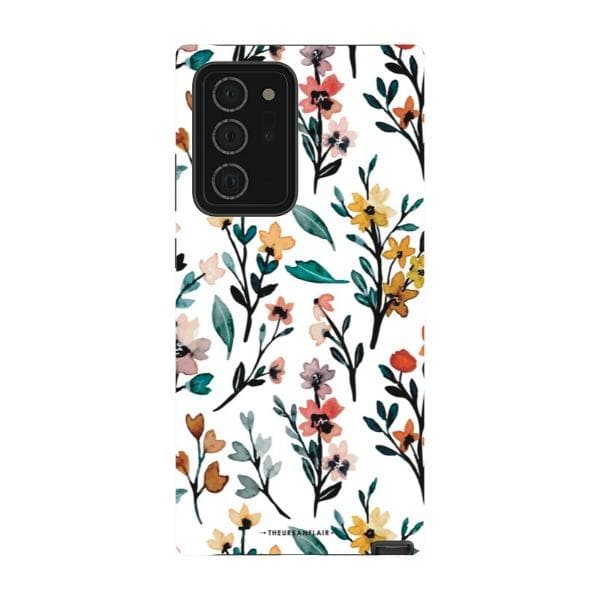 Cute Fall Watercolor Flowers Tough Phone Case - Image 45