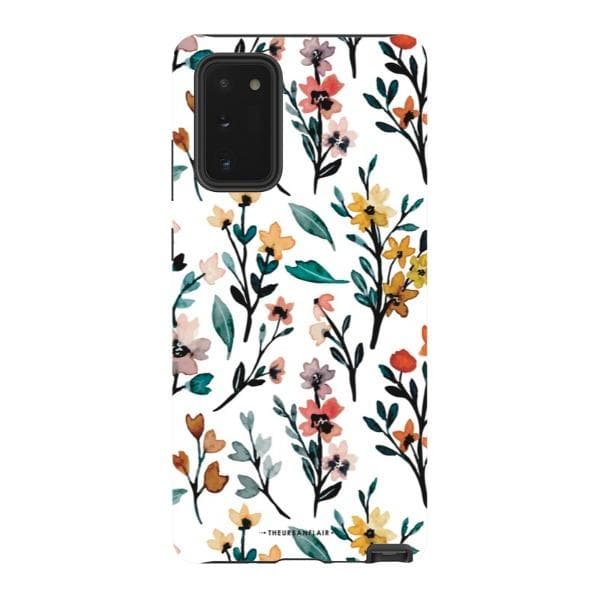 Cute Fall Watercolor Flowers Tough Phone Case - Image 47