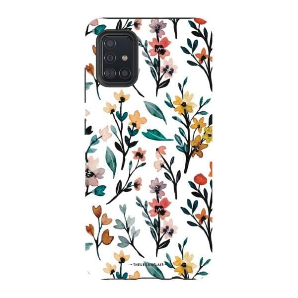 Cute Fall Watercolor Flowers Tough Phone Case - Image 53