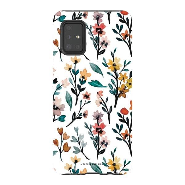 Cute Fall Watercolor Flowers Tough Phone Case - Image 55