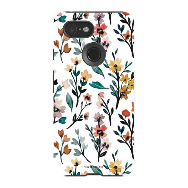 Cute Fall Watercolor Flowers Tough Phone Case - Image 64