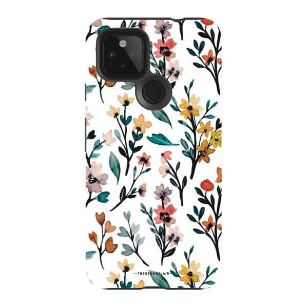 Cute Fall Watercolor Flowers Tough Phone Case - Image 68