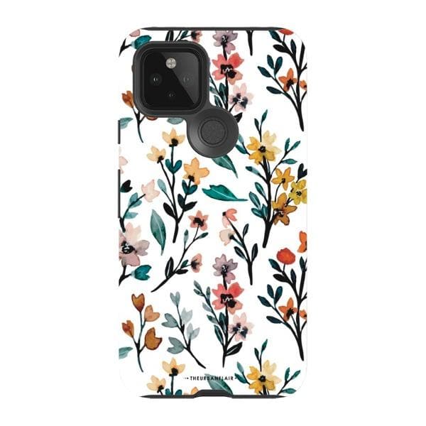 Cute Fall Watercolor Flowers Tough Phone Case - Image 71