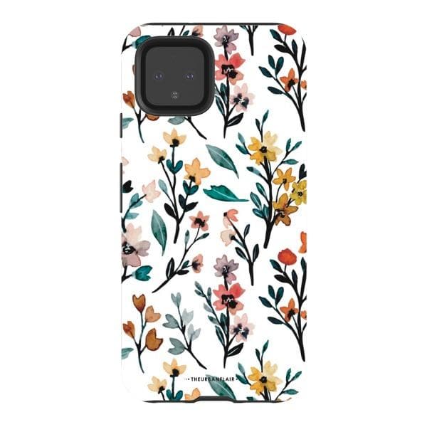 Cute Fall Watercolor Flowers Tough Phone Case - Image 78