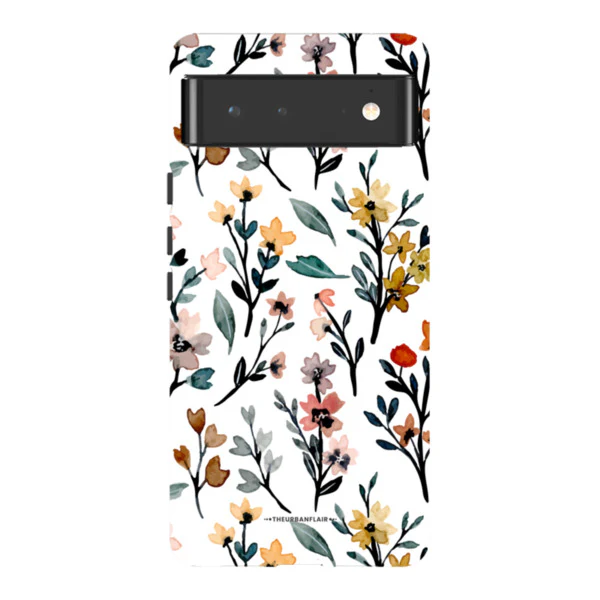 Cute Fall Watercolor Flowers Tough Phone Case - Image 88