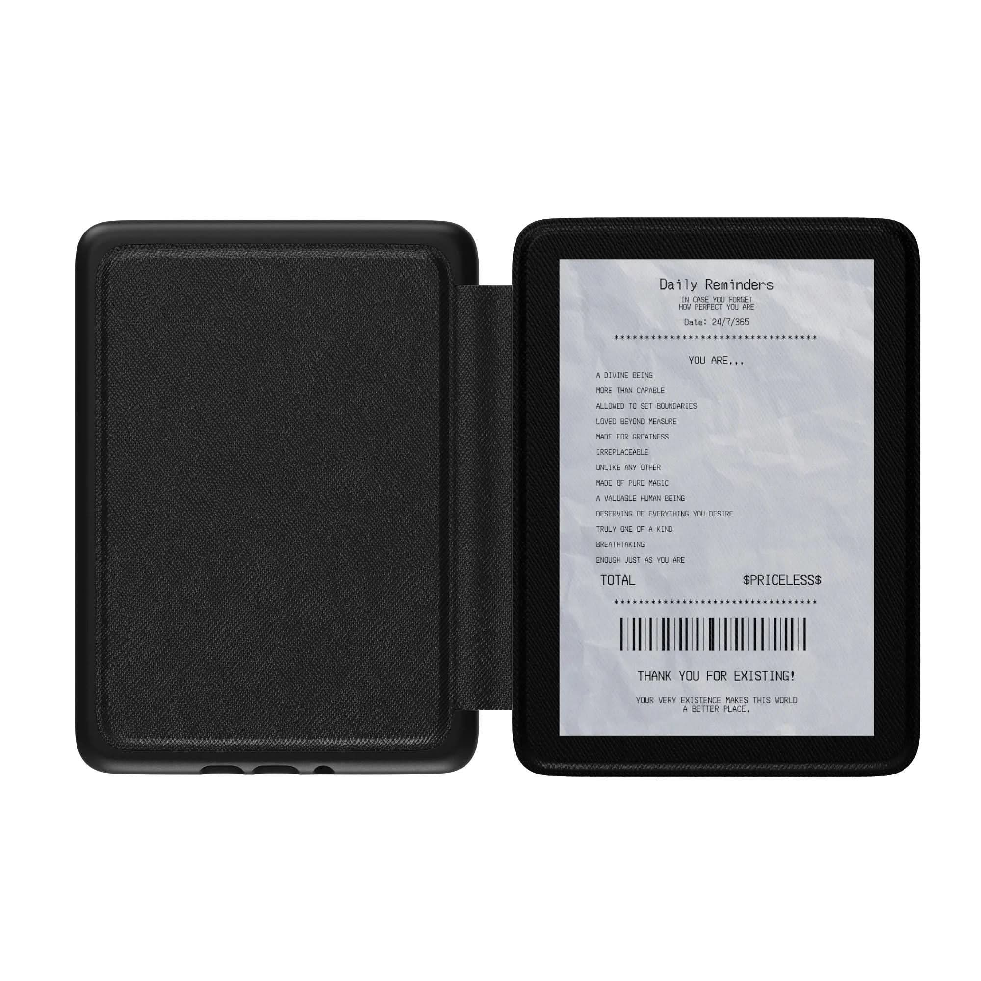 Daily Affirmation Receipt Kindle Case - Image 4