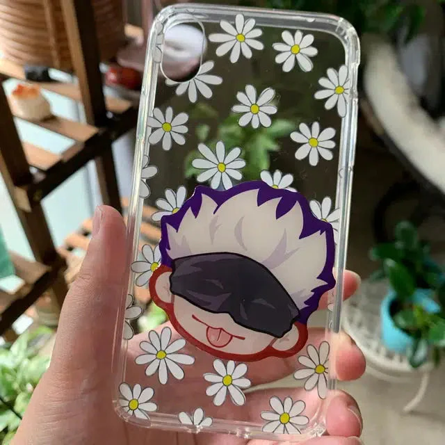 Daisy Doodles Clear Phone Case - Image 31