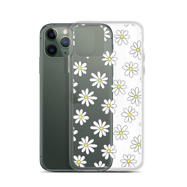 Daisy Doodles Clear Phone Case - Image 7