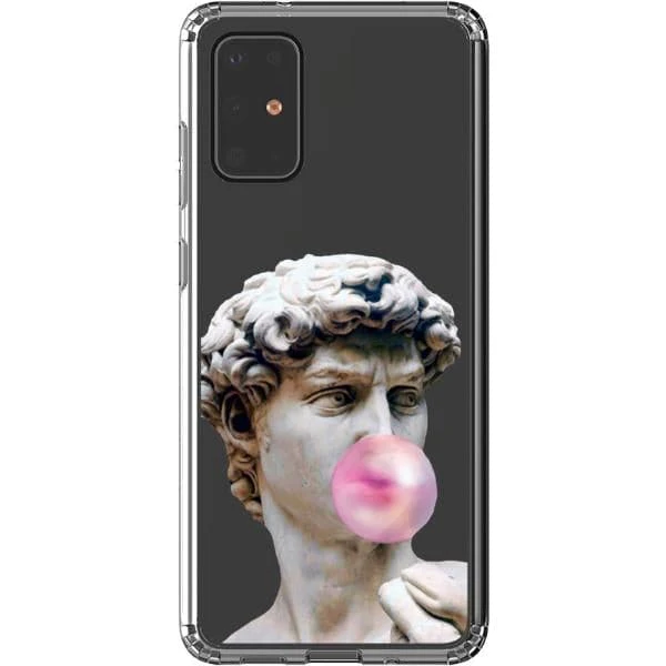 David Greek Statue Bubblegum Clear Phone Case - Image 21