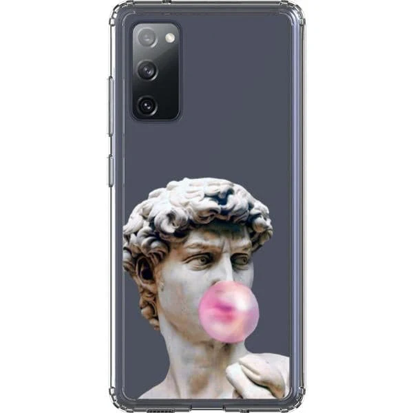 David Greek Statue Bubblegum Clear Phone Case - Image 23