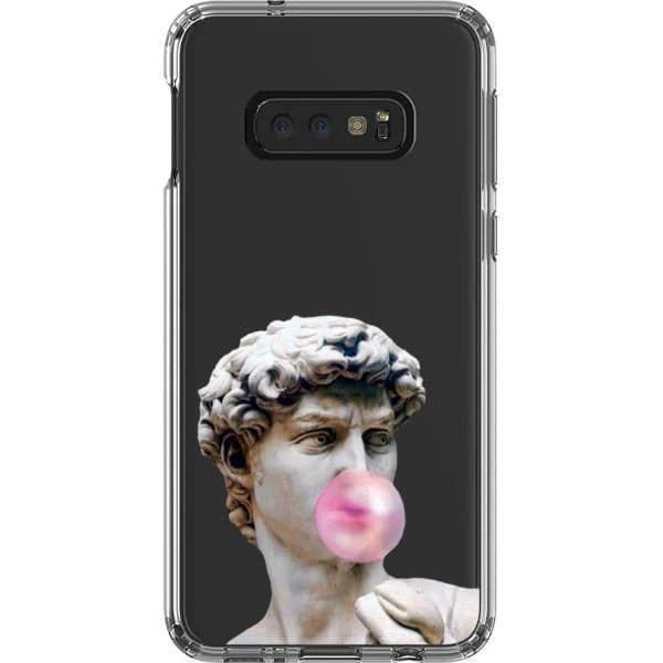 David Greek Statue Bubblegum Clear Phone Case - Image 26
