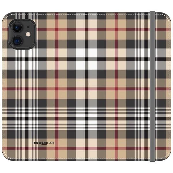 Designer Plaid Wallet Phone Case - Image 12