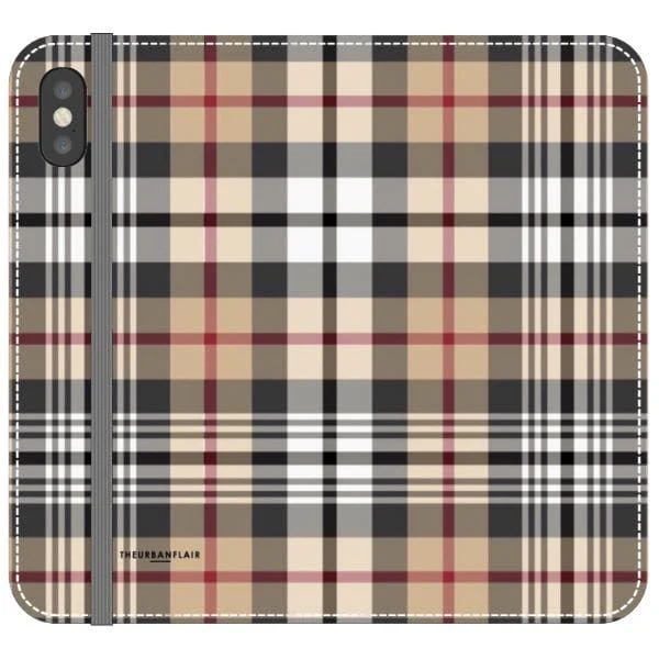 Designer Plaid Wallet Phone Case - Image 15