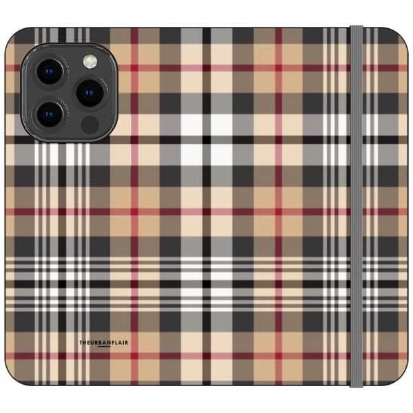 Designer Plaid Wallet Phone Case - Image 3