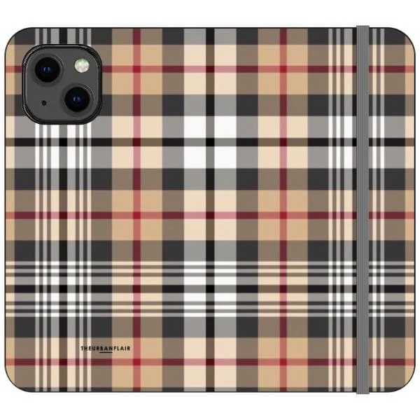 Designer Plaid Wallet Phone Case - Image 4