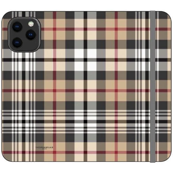 Designer Plaid Wallet Phone Case - Image 6