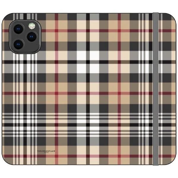 Designer Plaid Wallet Phone Case - Image 7