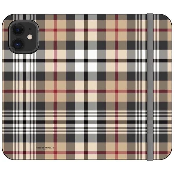Designer Plaid Wallet Phone Case - Image 9